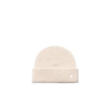 K-Way cappello beige con logo nella parte anteriore