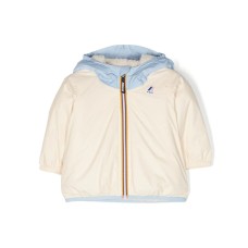 K-Way giubbotto beige/azzurro 