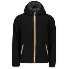 K-WAY Giubbotto da Uomo JACK SHERPA POLAR REVERSIBLE BLACK P-GREY