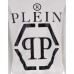 Philipp Plein Felpa bianca in cotone con maxi logo stampato