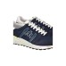 Premiata Sneakers in pellame morbido scamosciato e nylon blu