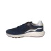 LA MARTINA SNEAKER IN SUEDE E NYLON BLU 