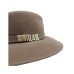 Alviero Martini 1a Classe cappello in feltro cammello con logo 