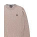 REFRIGIWEAR COLIN/1 PULLOVER BEIGE A GIROCOLLO DA UOMO CON LOGO NELLA PARTE ANTERIORE 