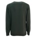 REFRIGIWEAR COLIN/1 PULLOVER VERDE A GIROCOLLO DA UOMO CON LOGO NELLA PARTE ANTERIORE 