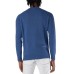 REFRIGIWEAR COLIN/1 PULLOVER AZZURRO A GIROCOLLO DA UOMO CON LOGO NELLA PARTE ANTERIORE 