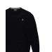 REFRIGIWEAR COLIN/1 PULLOVER NERO A GIROCOLLO DA UOMO CON LOGO NELLA PARTE ANTERIORE 