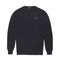 REFRIGIWEAR BENNET PULLOVER NERO DA UOMO CON LOGO NELLA PARTE ANTERIORE 