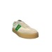 4US SNEAKER WHITE GREEN IN LEATHER E SUEDE DA UOMO 