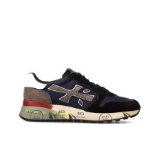 PREMIATA MICK_6421 SNEAKER IN NYLON E SUEDE BLUE GREY