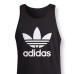 Adidas Originals T-shirt a giromanica nera da Uomo 