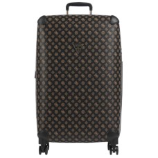 GUESS TROLLEY BROWN STAMPA 4G LOGO ALL OVER 