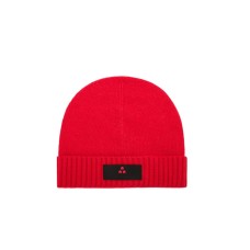 PEUTEREY SILLI 04 CAPPELLO UNISEX ROSSO CON LOGO NELLA PARTE ANTERIORE 