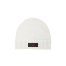 PEUTEREY SILLI 04 CAPPELLO UNISEX BIANCO CON LOGO NELLA PARTE ANTERIORE 