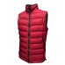 Peuterey Gilet Rosso con due tasche nella parte anteriore chiusura  con zip e logo in collo