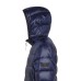 PEUTEREY HONOVA NR 02 GIUBBOTTO PIUMINO BLU CON CAPPUCCIO FISSO IN NYLON RIPSTOP LEGGERO 