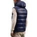 PEUTEREY DONOMA NR 02 GILET BLU IN NYLON DA UOMO CON LOGO NELLA PARTE ANTERIORE 