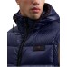 PEUTEREY DONOMA NR 02 GILET BLU IN NYLON DA UOMO CON LOGO NELLA PARTE ANTERIORE 