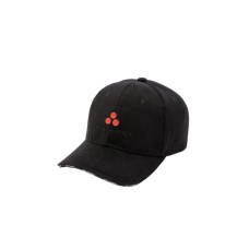 PEUTEREY EROS CAPPELLO DA BASEBALL UNISEX NERO CON LOGO NELLA PARTE ANTERIORE 