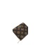 GUESS PORTAFOGLIO SMALL ZIP AROUND BROWN 4G LOGO PEONY ALL OVER