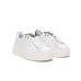 GIO+ SNEAKERS PIA254A COMBI IN LEATHER WHITE 