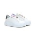 GIO+ SNEAKER PIA262A COMBI IN LEATHER WHITE MULTICOLOR