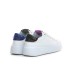 GIO+ SNEAKER PIA262A COMBI IN LEATHER WHITE MULTICOLOR