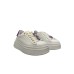 GIO+ SNEAKER PIA286B COMBI IN LEATHER WHITE  TARTARUGA PURPLE 