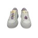 GIO+ SNEAKER PIA286B COMBI IN LEATHER WHITE  TARTARUGA PURPLE 