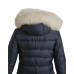 PEUTEREY SERIOLA MQS 04 FOX FUR KID BLU CON LOGO SULLA MANICA 