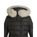 PEUTEREY SERIOLA MQS 04 FOX FUR KID NERO CON LOGO SULLA MANICA 