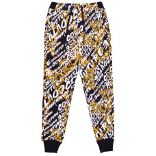Versace Jeans Couture Pantalone Sportivo con stampa Logo Brush Couture All Over