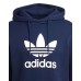 Adidas Originals Felpa Blu con logo a contrasto 