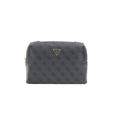 GUESS ORLINA BEAUTY CASE 4G LOGO ALL-OVER NERO