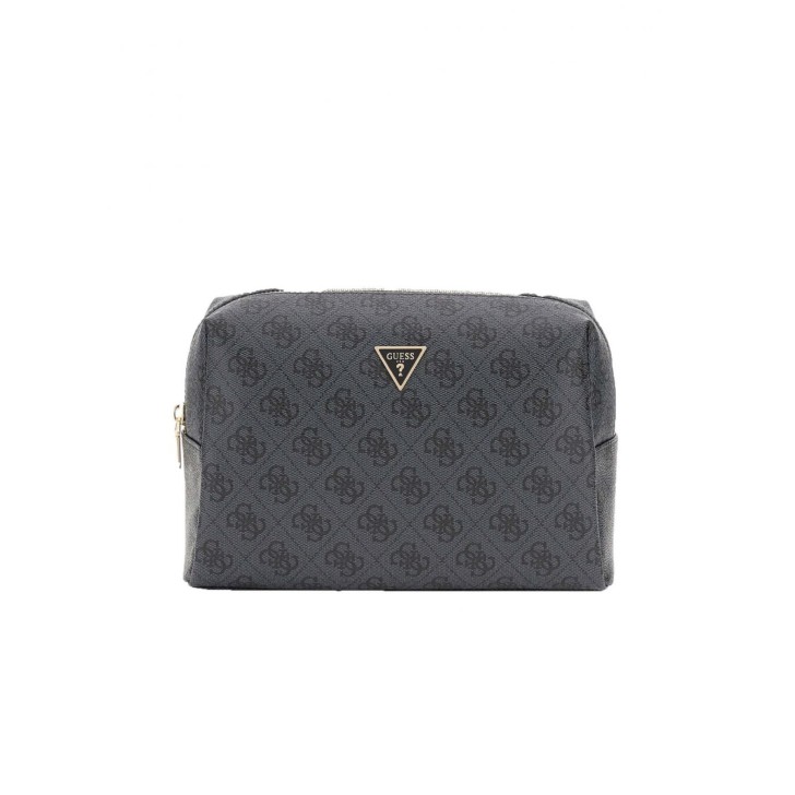 GUESS ORLINA BEAUTY CASE 4G LOGO ALL-OVER NERO