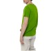 K-Way T-shirt LE VRAI EDOUARD FLUO a manica corta verde fluo con logo stampato K-WAY nella parte anteriore