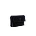 GUESS MINI POCHETTE CON STRASS ALL OVER BLACK E TRACOLLA IN CATENA SILVER ESTRAIBILE