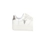 Windsor Smith Sneakers da donna in pelle bianca con logo 