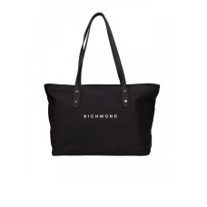 JOHN RICHMOND BORSA A SPALLA NERA DA DONNA CON LOGO LETTERING 