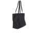 JOHN RICHMOND SHOPPING BAG A SPALLA NERA DA DONNA CON LOGO NELLA PARTE ANTERIORE 