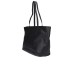 JOHN RICHMOND SHOPPING BAG A SPALLA NERA DA DONNA CON LOGO NELLA PARTE ANTERIORE 