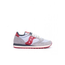 Saucony jazz original sneakers grigia con inserti rossi 