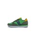 Saucony jazz original sneakers verde con inserti blu e gialli 