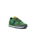 Saucony jazz original sneakers verde con inserti blu e gialli 