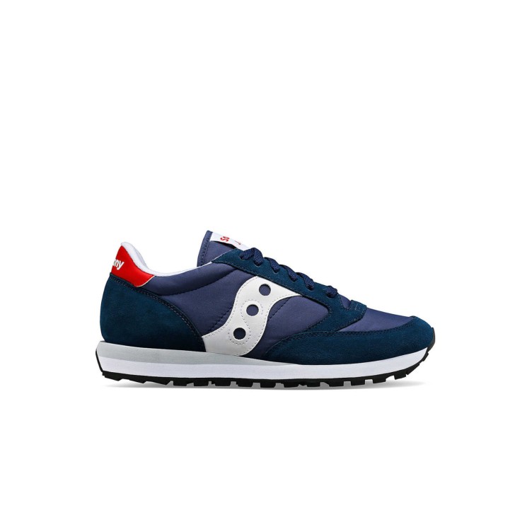 Saucony jazz original blu con inserti bianchi e rossi