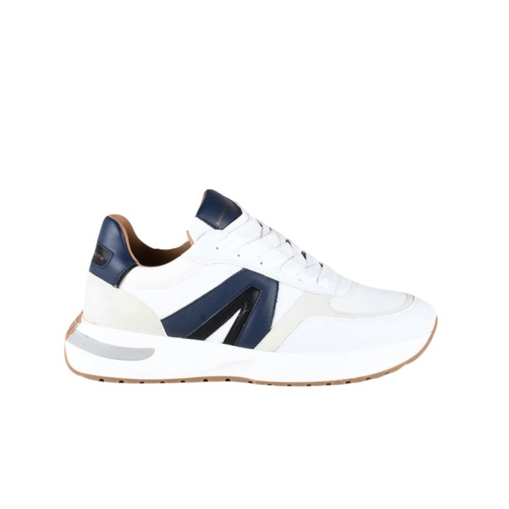 ALEXANDER SMITH SNEAKERS - COLORE: BIANCO/BLU