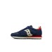 Saucony jazz original sneakers blu con inserti rossi 