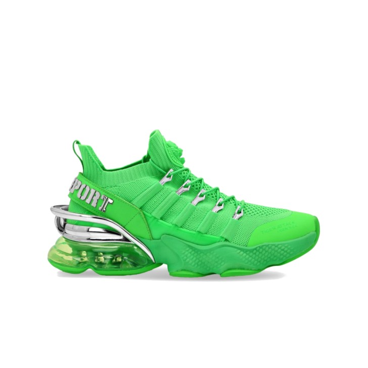 PLEIN SPORT SNEAKER GREEN FLUO LA TIGER ATTACK GEN. X. 04