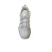 PLEIN SPORT SNEAKER RUNNER IN MESH  E LEATHERY WHITE SILVER