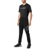 PLEIN SPORT PANTALONE JOGGING TROUSERS IN COTONE BLACK E SILVER